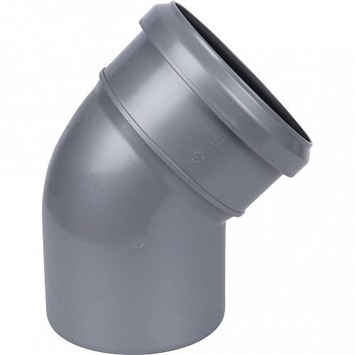 ПВХ Отвод SINIKON 110 х 45', СТАНДАРТ