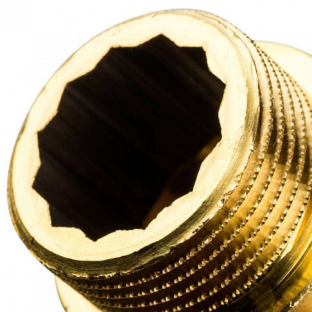 Удлинитель резьбовой латунный STOUT без покрытия 3/4&quot;х40мм ВН