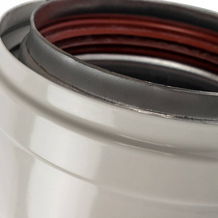 Элемент дымохода STOUT Ø80/100 труба 1000 мм, утепленная п/м