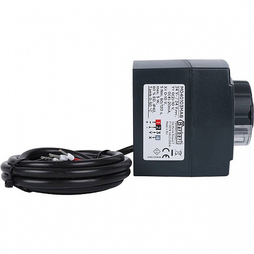Сервопривод STOUT для смесительных клапанов, ход 90°для регулировки, AC 24V время 60-90