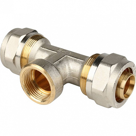 МЦ Тройник резьбовой цанга для металлопласта STOUT Ø26х3/4&quot;х26 В