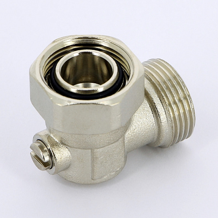 Узел-мультифлекс нижней подводки UNI-FITT угловой, I-образный, 3/4&quot;х3/4&quot; EK, одинарный