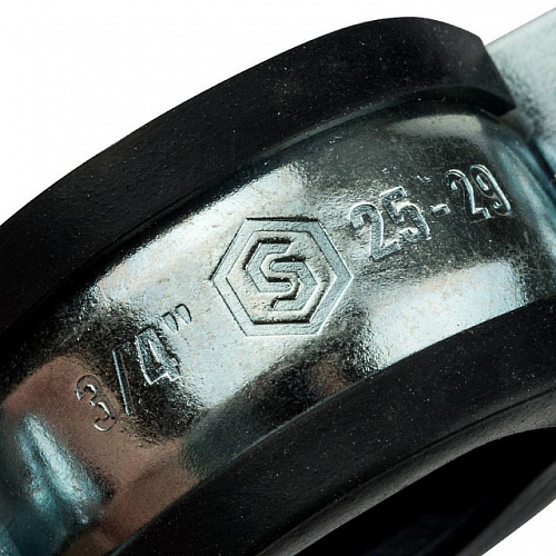 Хомут крепежный со шпилькой М8*80 STOUT Ду20 (25-29) - 3/4&amp;quot;