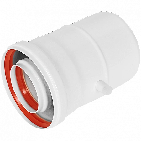 Конденсатоотводчик коаксиальный универсальный D 60/100 (ver. 2) ROMMER