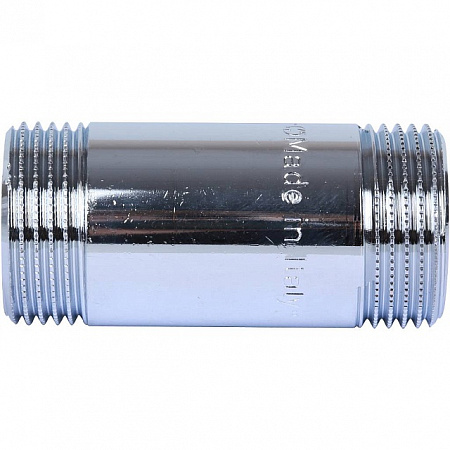 Бочонок резьбовой латунный STOUT хром 1&quot;x70мм