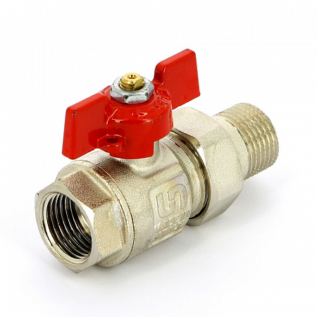 Кран шаровой с американкой UNI-FITT ETALON бабочка 1/2&quot;