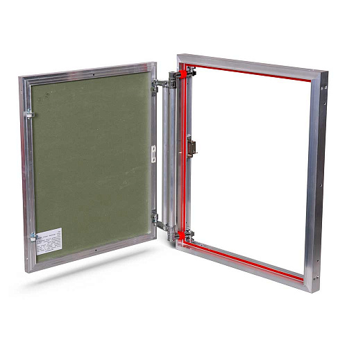 Люк под плитку АЛЮМИНИЕВЫЙ (НАЖИМНОЙ) ПРАКТИКА ETP 60x70