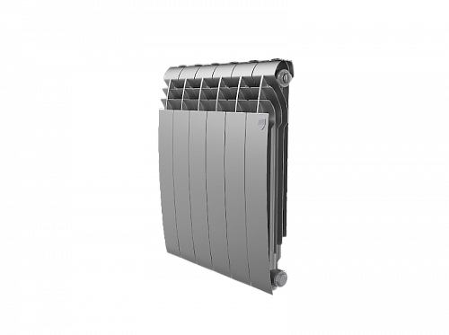 Радиатор алюминиевый ROYAL THERMO BILINER ALUM SILVER SATIN 500x6 секций, серый