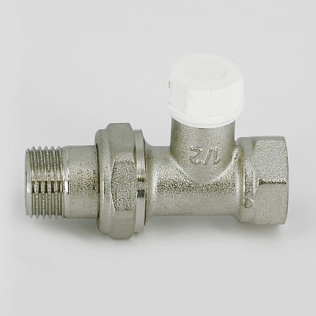Вентиль обратный UNI-FITT 1/2 ВН с разъемным соединением, никелир.