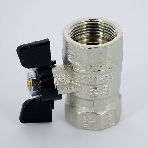 Кран шаровой BUGATTI ARIZONA 602 бабочка 3/4&amp;quot; ВВ, стандартный проход