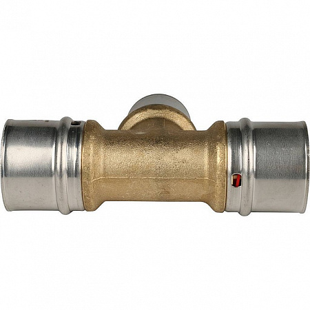 МП Тройник переходной пресс для металлопласта STOUT Ø32х26х32