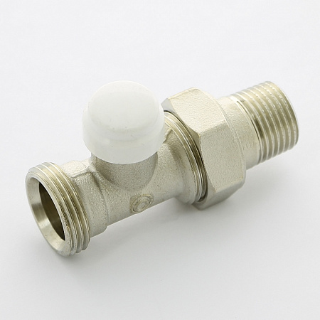 Вентиль обратный UNI-FITT 1/2&quot; х 3/4&quot; НН ЕК с разъёмным соединением, никелированный