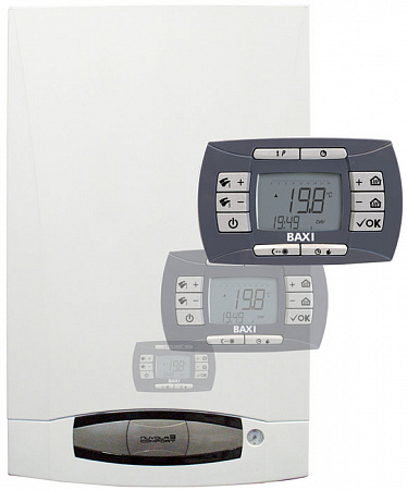 Котел газовый настенный BAXI NUVOLA 3 COMFORT 240 Fi, 24 кВт, двухконтурный, турбированный