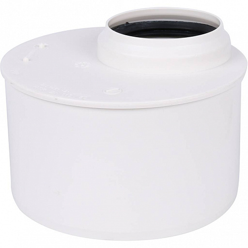 ПВХ Переход канализационный SINIKON КОМФОРТ ПЛЮС белый Ø110х50, низский