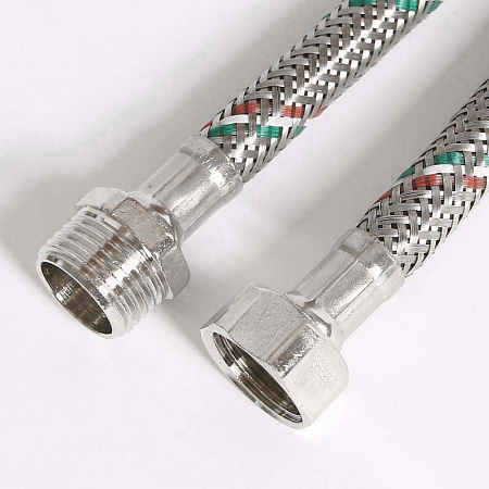 UNI-FITT Гибкая подводка НВ 1/2&quot;, 40 см, DN 8, оплётка из нерж. стали