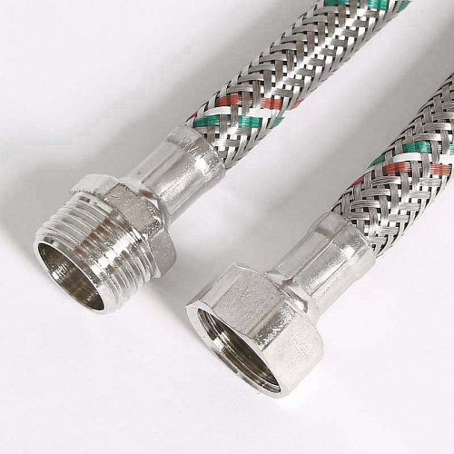 Гибкая подводка UNI-FITT ВН 1/2&amp;quot;, 40 см, DN 8, оплётка из нерж. стали