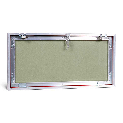 Люк потайной АЛЮМИНИЕВЫЙ со съемной дверцей (НАЖИМНОЙ) ПРАКТИКА &amp;quot;КОНТУР&amp;quot; КР 60х30