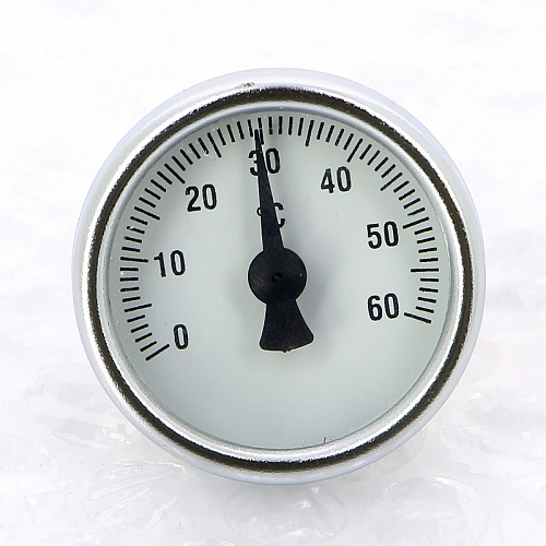 Термометр биметаллический погружной UNI-FITT Ø33-1/2&amp;quot;, +80°C