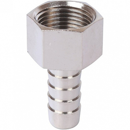 Штуцер резьбовой латунный STOUT никель 3/8&quot;x10мм В
