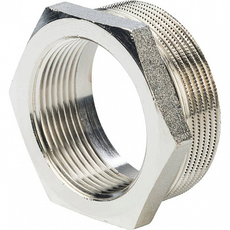 Футорка резьбовая латунная STOUT никель 2&quot;x11/2&quot; ВН