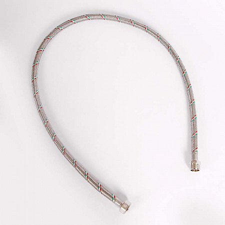 UNI-FITT Гибкая подводка НВ 1/2&quot;, 100 см, DN 8, оплётка из нерж. стали
