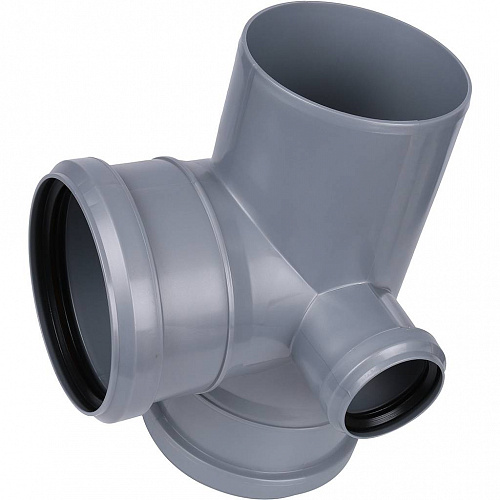 ПВХ Крестовина SINIKON 110 х 110 х 50 х 87', левая 2-х плоскостная, СТАНДАРТ