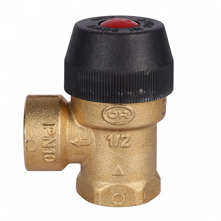 Клапан предохранительный для отопления STOUT 1/2&quot;x1/2&quot; (6 бар) (487.160)