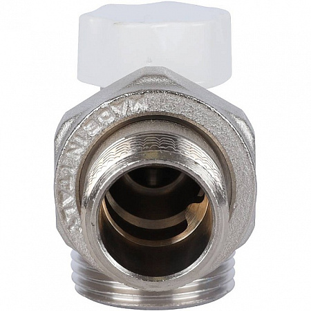 Клапан запорно-балансировочный угловой STOUT 1/2&quot;х3/4&quot;ЕК
