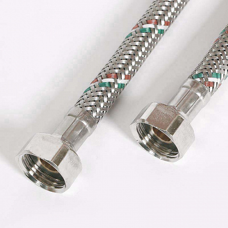 Гибкая подводка UNI-FITT ВВ 1/2&quot;, 80 см, DN 8, оплётка из нерж. стали
