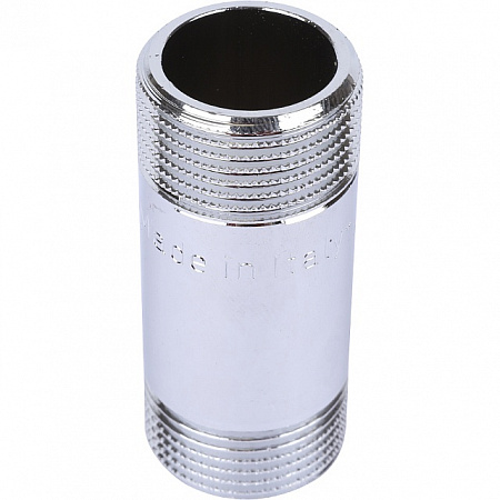 Бочонок резьбовой латунный STOUT хром 3/4&quot;x60мм
