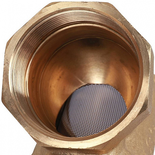 ФГО Фильтр косой грубой очистки STOUT SFW латунный 2&amp;quot;, 500 мкр, желтый