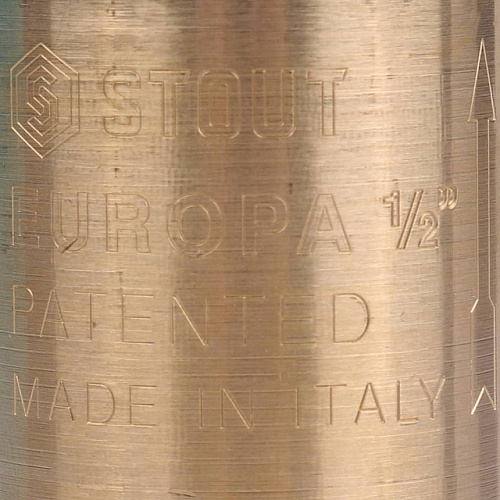 Обратный клапан пружинный, латунный STOUT (с металлическим седлом) 1/2&amp;quot; ВВ