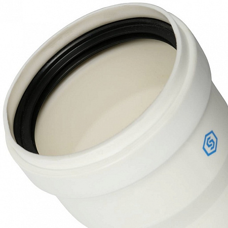 Элемент дымохода STOUT конденсац. труба, 2000 мм, Ø80 м/п PP-FE