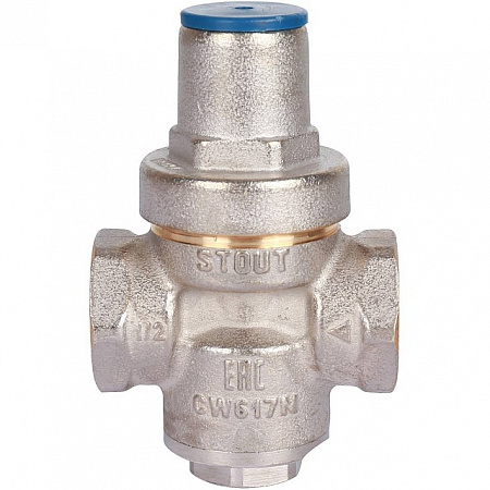 Редуктор давления STOUT PN16 вн/вн 1/2&quot; без подкл. манометра