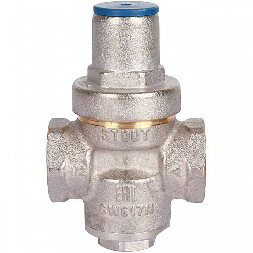 Редуктор давления STOUT PN16 вн/вн 1/2&amp;quot; без подкл. манометра