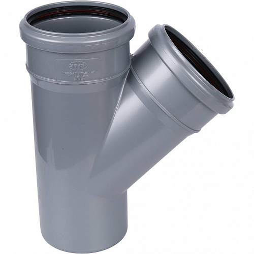 ПВХ Тройник SINIKON 110 х 110 х 45', СТАНДАРТ