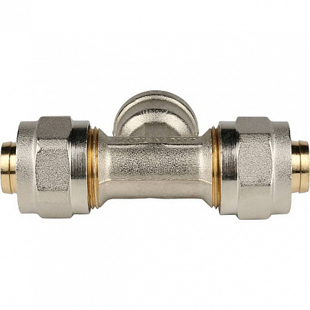 МЦ Тройник резьбовой цанга для металлопласта STOUT Ø20х1/2&quot;х20 В