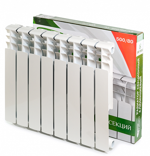 Радиатор алюминиевый FALIANO Al 500/80 А5 500x8 секций