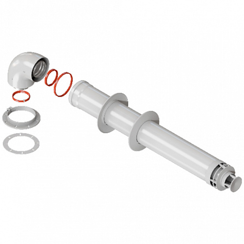 Комплект дымохода ROMMER СТАНДАРТ Ø60/100-900мм (Bosch,BuØerus,Navien S/C/E,Baxi ECO Nova)