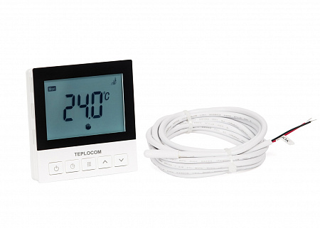 Термостат комнатный TEPLOCOM TSF-Prog-220/16A БАСТИОН