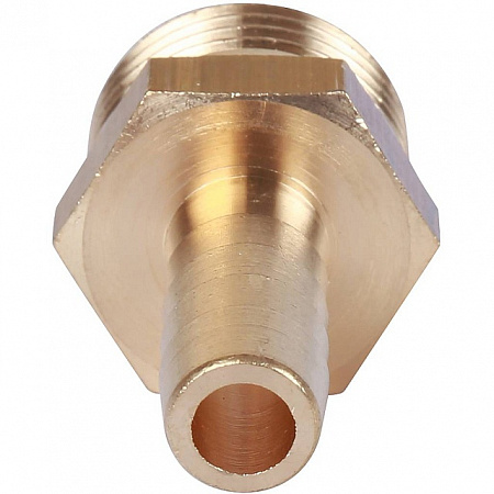 Штуцер резьбовой латунный STOUT без покрытия 1/2&quot;x10мм Н