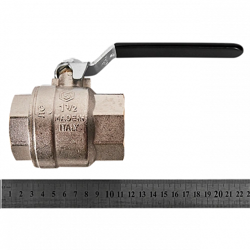 Кран шаровой STOUT рукоятка 11/2&amp;quot; ВВ, полнопроходной NEW