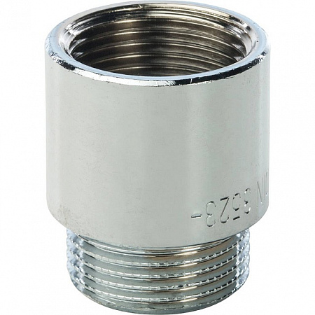 Удлинитель резьбовой латунный STOUT хром 3/4&quot;x25мм ВН