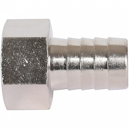 Штуцер резьбовой латунный STOUT никель 1/2&quot;x16мм В