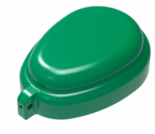 Крышка VODOS К-125-127-133 (RAL 6002) Зеленая