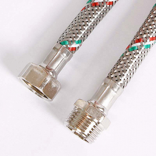 Гибкая подводка UNI-FITT ВН 1/2&amp;quot;, 180 см, DN 8, оплётка из нерж. стали