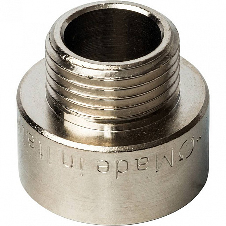 Муфта переходная резьбовая латунная STOUT никель 3/4&quot;X1/2&quot; ВН