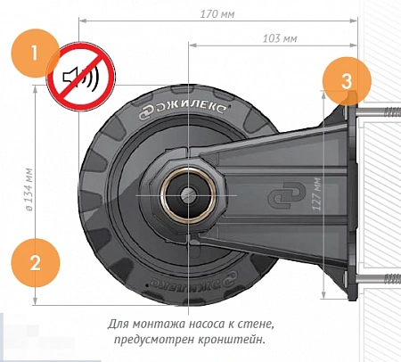Насос погружной ДЖИЛЕКС ВОДОМЕТ 55/50 М