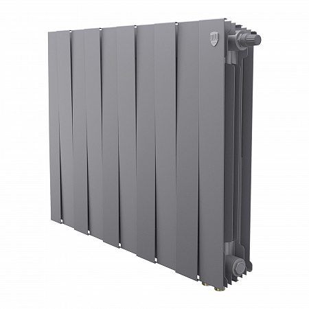 Радиатор биметаллический ROYAL THERMO PIANOFORTE SILVER SATIN VDR80 500x10 секций (НС-1506370)