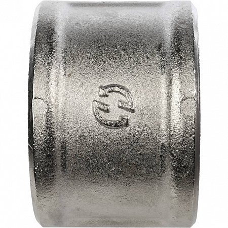Муфта резьбовая латунная STOUT никель 11/2&quot;